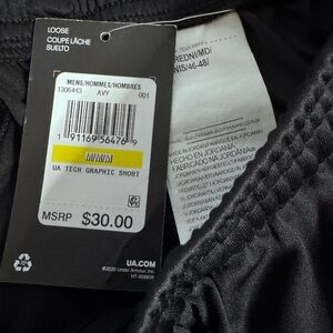 Under Armour Black Loose Fit Shorts